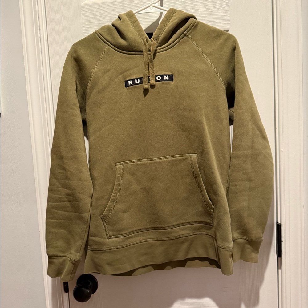 Burton Khaki/Army Green  Hoodie size small